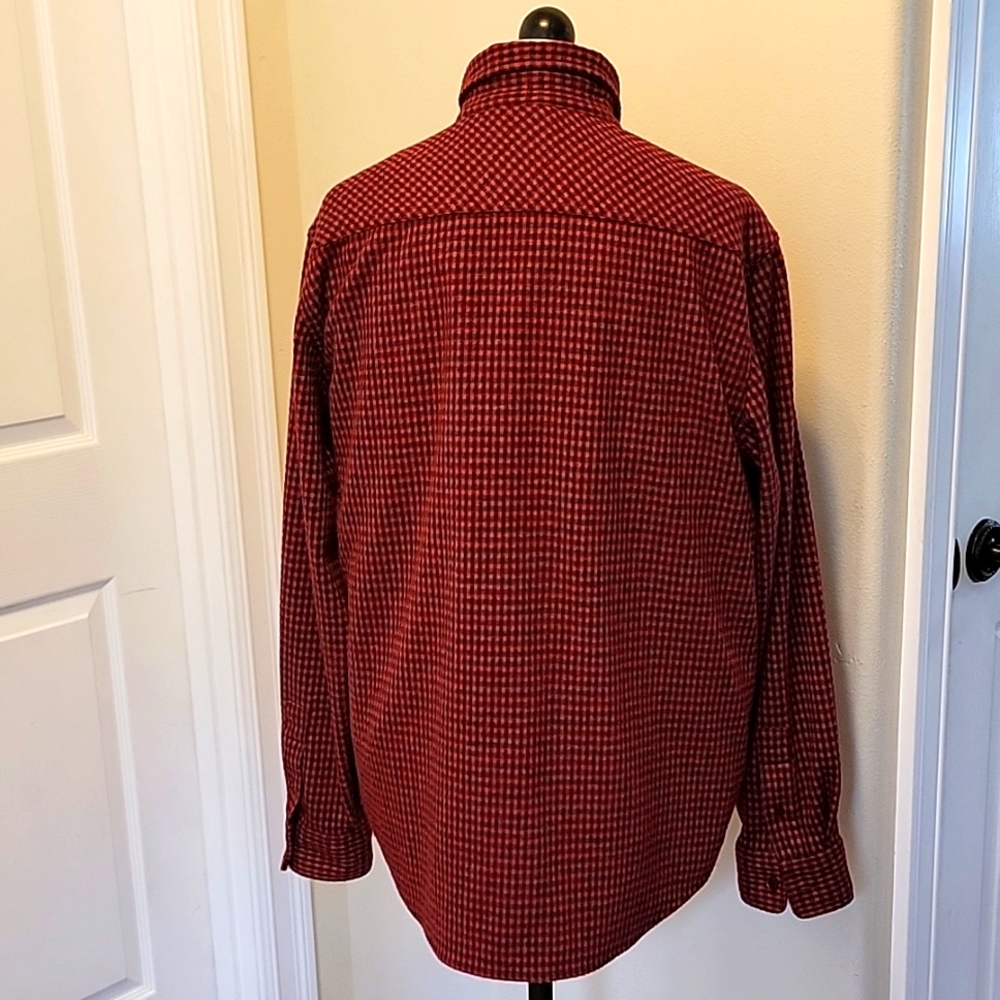 Chaps Red & Black Check Long Sleeve - Picture 2 of 6
